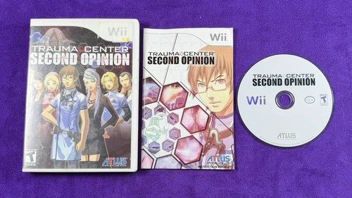 Trauma Center: Second Opinion (Nintendo Wii, 2006) Complete CIB with Manual