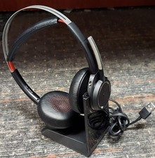Plantronics Voyager Focus UC Bluetooth B825 Headset with Charging Stand