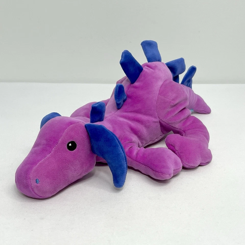 Manhattan Toy Company Hester Dragon Plush Purple Stuffed Animal Soft 14” - Image 2 of 4