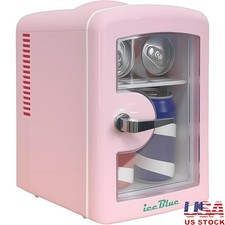 Mini Skincare Fridge Portable Cosmetic Cooler 4L Capacity Beauty Products Drinks
