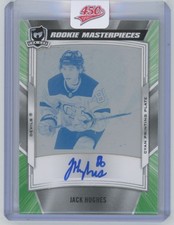 2019-20 Upper Deck The Cup Rookie Masterpieces Printing Plate Jack Hughes 1/1