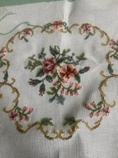 VERVACO BELGIUM NEEDLEPOINT PILLOW ONLY CANVA...