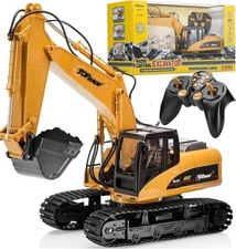 Top Race 15 Channel Full Functional Remote Control Excavator-1:14 Scale NEW