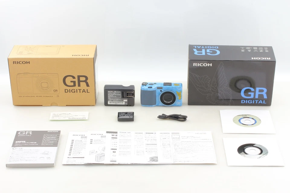 [MINT] RICOH GR DIGITAL I 8.1MP 1st Anniversary Model Angel Blue From JAPAN - Image 2 of 4