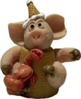 Life's A Piggin Beach 2005 David Corbridge Handmade Figurine