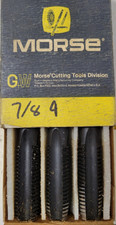 Lot of 3 Morse Taps 7/8-9 NC 4 Flutes