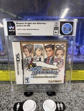2007 Nintendo DS Phoenix Wright Ace Attorney Justice For All WATA 9.8 A+ Sealed