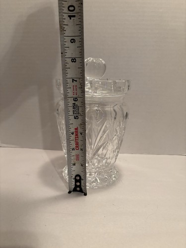 Waterford Marquis Crystal Canterbury Biscuit Barrel Cookie Candy Jar w/ Lid - Picture 13 of 14