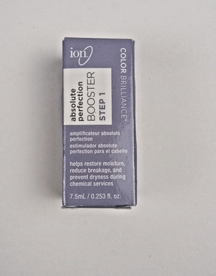 ION Color Brilliance Absolute Perfection Booster Step 1! Brand New in Box 7.5 ml