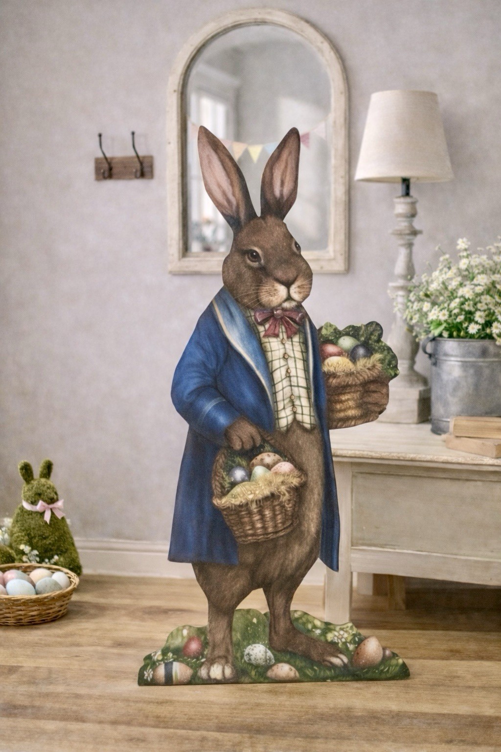 Boardwalk Originals  36”x20 Boy Rabbit Reproduced by Bonnie Barrett Hand Signed