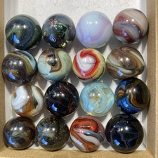 16X D.A.S. Mixed Runs Marbles Oxblood Adventurine  Blemished Beauties 12
