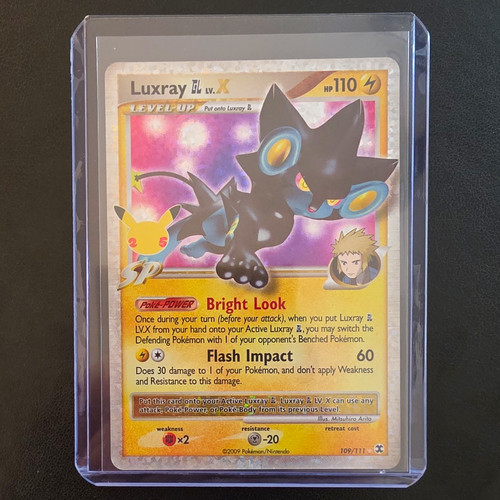 The Pokémon Company Luxray GL Lv.X 109/111 Rising Rivals Ultra Rare Holo Eng