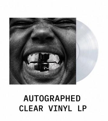サイン入り 】 BULLY CLEAR LP SIGNED by Ye Kanye West Signed Bully LP Clear Vinyl Ye Autograph Fast Shipping