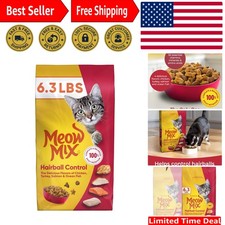 Adult Cat Hairball Control Food - 6.3 lbs of Holistic Nutrition for Healthy Cats 2.71 per pound