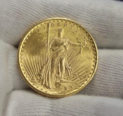 1924 US $20 Saint Gaudens Gold Piece Double Eagle Nice Unc