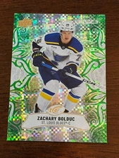 2024-25 Upper Deck ICE Emerald Green St Louis Blues Zachary Bolduc RC #116