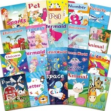 20 Pack Mini Coloring Books for Kids Ages 4-8, 5.1 x 7 inch