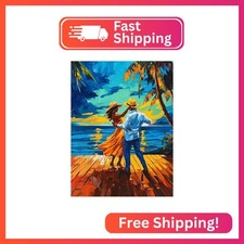 Kaliosy 5D Diamond Art Kits for Adults Couple Dancing by Number Kits, Diamond Pa