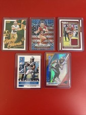 Christian McCaffrey 5 Card Lot 49ers Panthers (2025 Lucky Clover, Patch, /99)