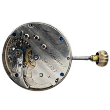 Antique N 1886 Howard Roman Dial Series Vll Hunter Pocket Watch Movement No. 4