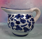 Hand-Painted Blue White Studio Art Made In Italy SIENA Single Serve Creamer — photo 7
