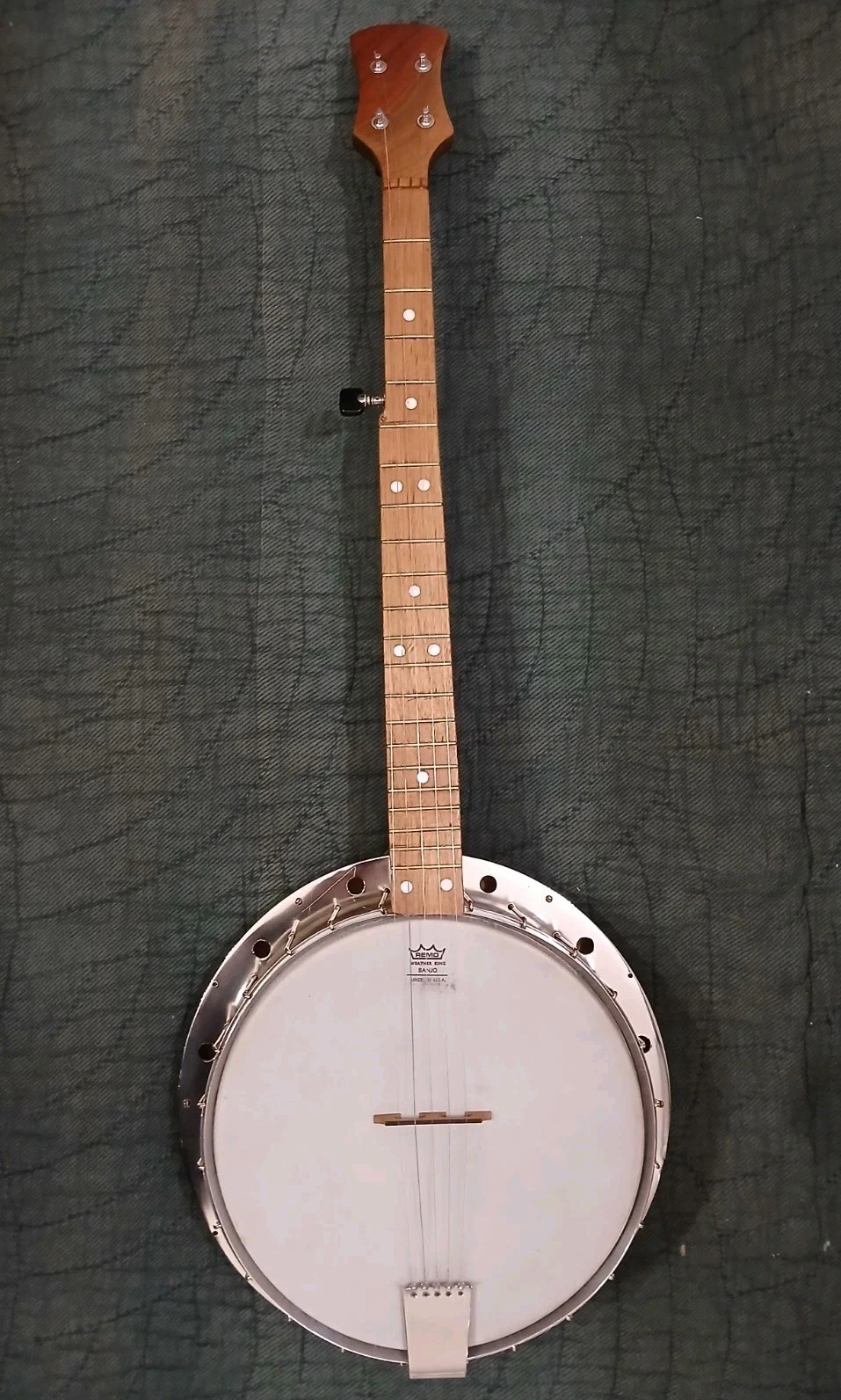 Vtg. Deering Goodtime 5-String Resonator Banjo, 38" RH, Remo - Weather King Head - Picture 1 of 24