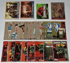 Jurassic Park 1993 Topps Gold Deluxe Complete...