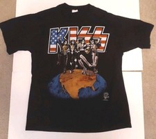 KISS Alive World Wide '96-'97 T Shirt Size XL anvil Rosemont Horizon Chicago IL.