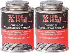 Xtra-seal Chemical Vulcanizing Cement 8 Oz. - 2 Pack White