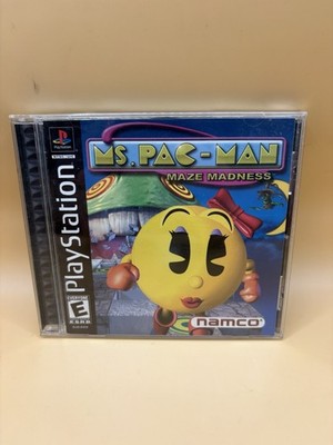 Ms. Pac-Man: Maze Madness Playstation PS1 CIB Complete Tested 