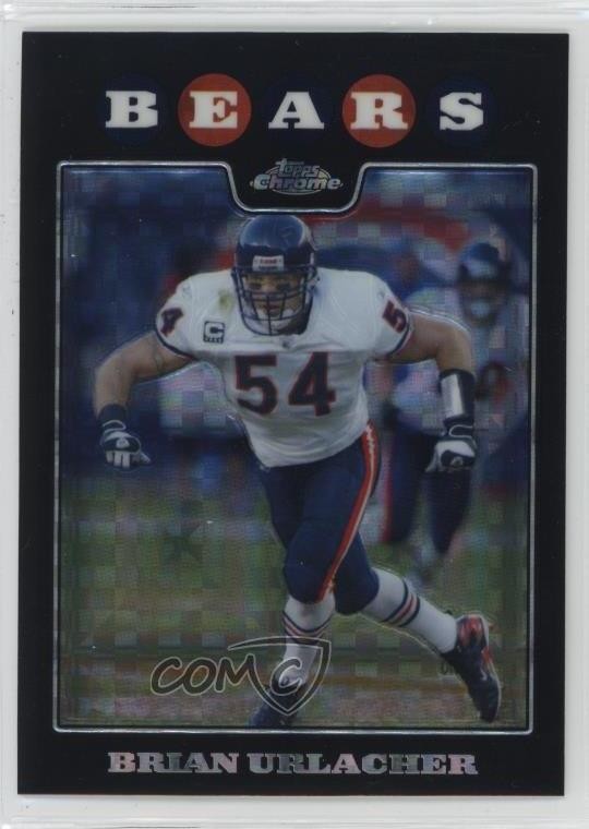 2008 Topps Chrome X-Fractor Brian Urlacher #TC115 HOF 7ip