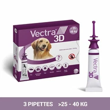 Ceva Vectra 3D Spot-on Solution for dogs 25-40kg 3 pipettes