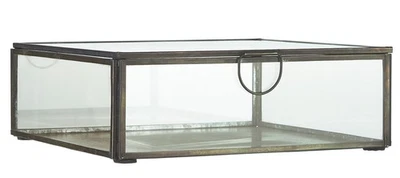 Glasbox Serviettenhalter Schmuckkasten Glas Dose Schwarz Ib Laursen 0884-25 - Bild 1 von 3