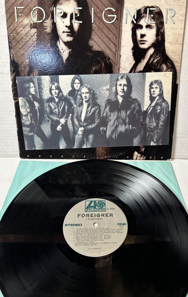 LPレコード♢フォリナー♢SD19999♢1978年♢うg4921w43 Foreigner - Double Vision - Vinyl LP Record 1978 SD-19999 Atlantic