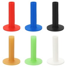 Rubber Golf Practice Tee, Driving Tee 3.1 Inch  6 Pack  Rubber  6 Colors