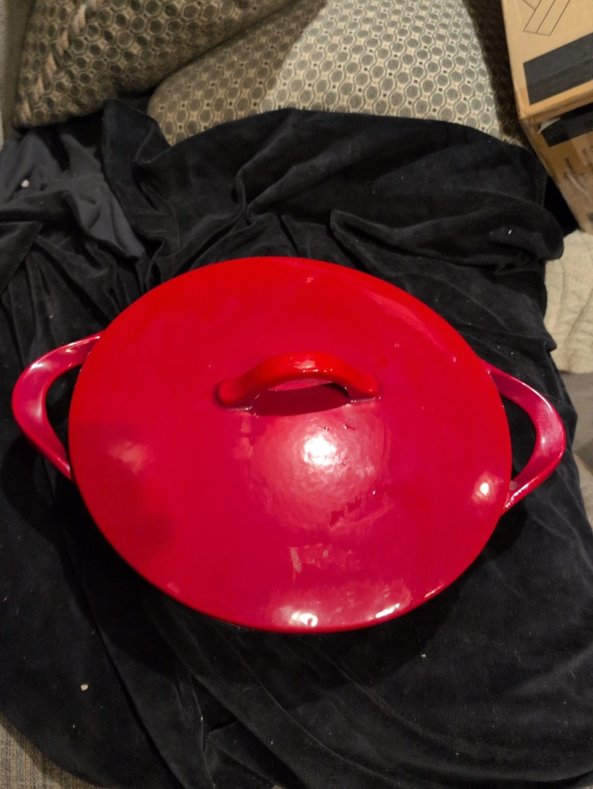 Staub Red Cast Iron Dutch Oven 11.25 In Wide X 3.25
Opens in a new window or tab