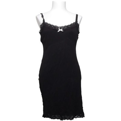 H&M, Unterkleid, Größe: L, Schwarz, Elasthan/Polyamid/Viskose, Einfarbig #3BW