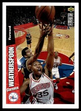 Clarence Weatherspoon 1996-97 Collector's Choice  #121 76ers NBA READ FREE SHIP