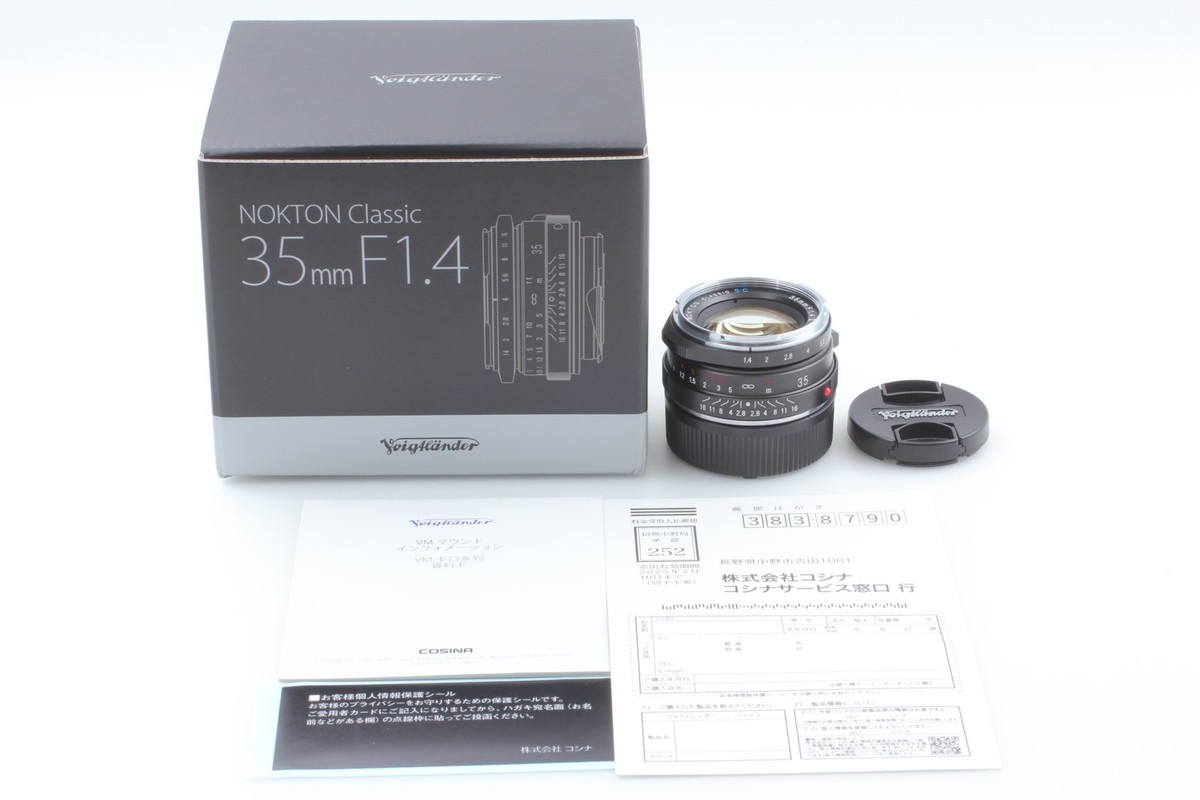 Unused in Box] Voigtlander NOKTON Classic 35mm F/1.4 SC S.C II