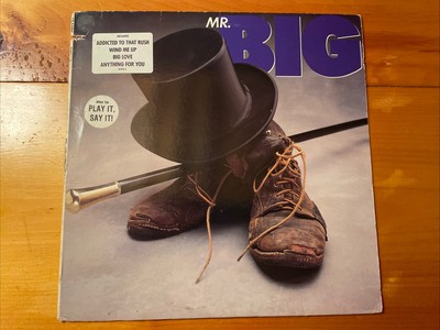 Mr. Big - S/T 1989 Atlantic 81990-1 Promo Jacket VG- Vinyl VG+ Billy Sheehan