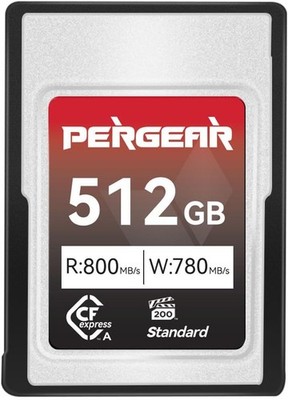US Pergear New 512GB CFexpress Type A Memory Card Up to 780MB/s Read Speed