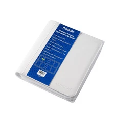 Pro Safe 4-Pocket WHITE Zipper PRO-Binder Album to hold TOP LOADERS - Free Ship