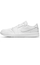 Air Jordan 1 Low G Golf Shoes - White/White. Size 10.5