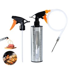 BBQ Spray Bottle  Marinade Injector for Smoking, 12oz/350ml 3 in 1... Fast Ship