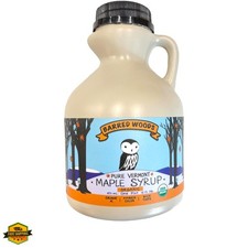 Organic Vermont Maple Syrup - Pure and All Natural - One Pint Jug 6 oz - Grad...