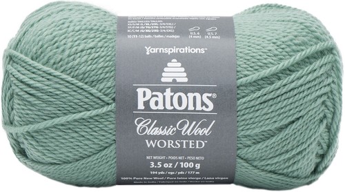 5 Pack Patons Classic Wool Yarn-Basil 244077-77763