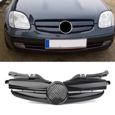 Kühlergrill Grill Oben für Mercedes Benz R170 W170 SLK-Class 1998–04 Schwarz Kühlergrill Grill Oben für Mercedes Benz R170 W170 SLK-Class 1998–04 Schwarz