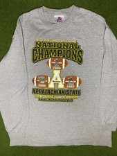 2007 App State Mountaineers - National Champs - Vintage College Long Sleeve XL 