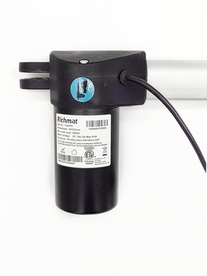 HJA67S Actuator Motor Replacement for Adjustable Bed Base (4 Pin Head ...