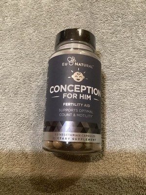 Conception For Him Fertility Supplements for Men Male Booster 60 Veg Cap 10/2026